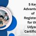 5 Key Advantages of Registering for the Udyam Certificate
