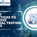 Manual testing in software testing