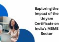 Exploring the Impact of the Udyam Certificate on India's MSME Sector