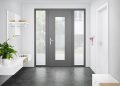 Modern aluminium doors