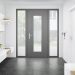 Modern aluminium doors