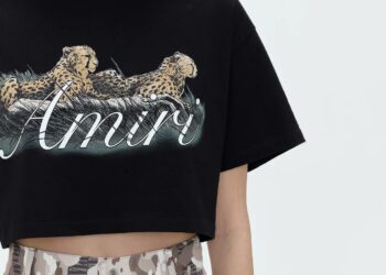 CHEETAH CROPPED TEE SHIRTS