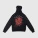 spider black hoodie